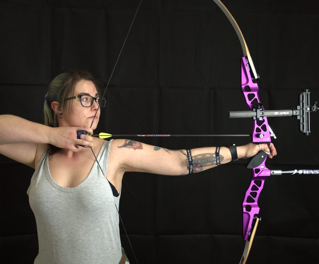 Ambrose Archery Melbourne indoor range, archers aiming at targets​
